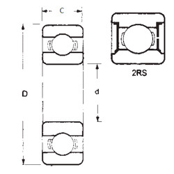 المحامل 6708-2RS FBJ