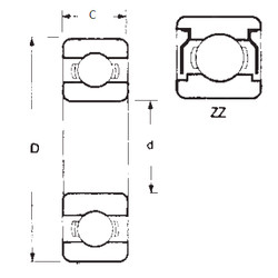 المحامل 6819ZZ FBJ