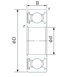 المحامل 6905-RZ CYSD