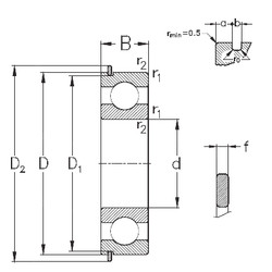 المحامل 6409-NR NKE