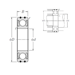 المحامل AC-6005ZZ NTN