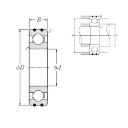 المحامل AC-6209 NTN