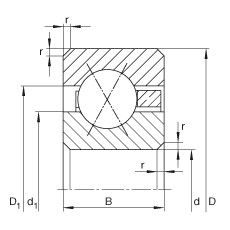 المحامل CSXF070 INA