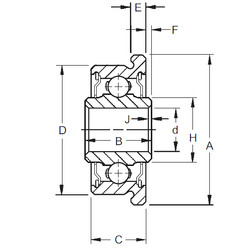 المحامل F3DD Timken