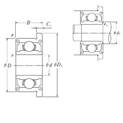 المحامل F606DD NSK