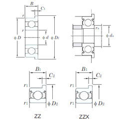 المحامل F635ZZ KOYO