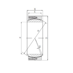 المحامل GE400DW ISO