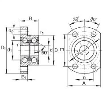 FAG Angular contact ball bearing units - ZKLFA1563-2RS