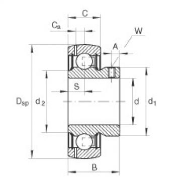 المحامل GAY15-NPP-B INA