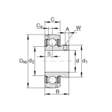 المحامل GAY008-NPP-B-AS2/V INA