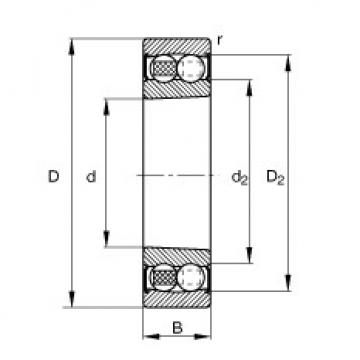 2206-K-2RS-TVH-C3 FAG تحمل