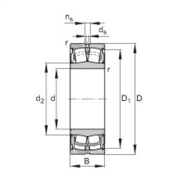 FAG Sealed spherical roller bearings - WS22208-E1-XL-2RSR