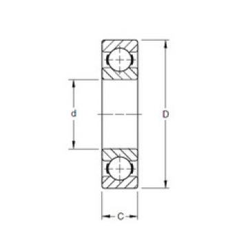 المحامل 75BIC348 Timken