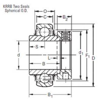 المحامل E17KRRB Timken