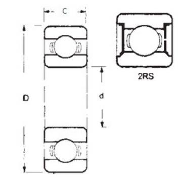 المحامل 6700-2RS FBJ