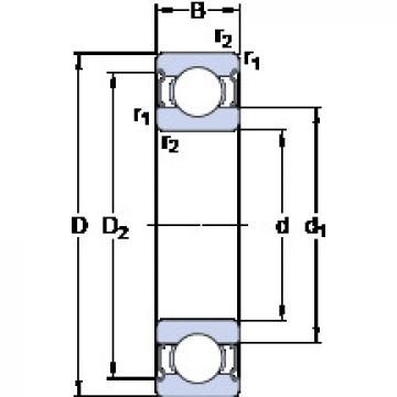 المحامل E2.626-2Z SKF