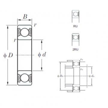 المحامل 6805-2RU KOYO