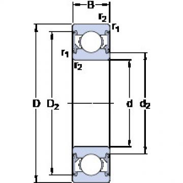 المحامل E2.6004-2RSH SKF