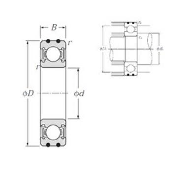 المحامل AC-6001LLU NTN