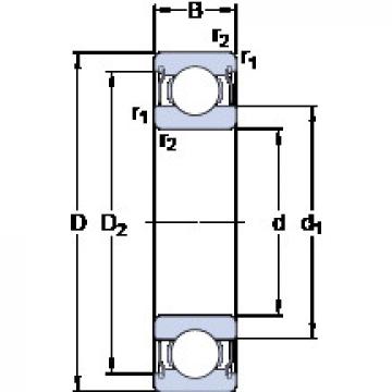 المحامل D/W SRI-1038-2ZS SKF