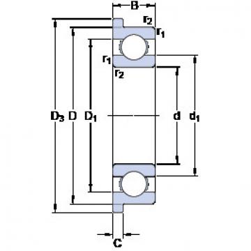 المحامل D/W R1-4 R SKF