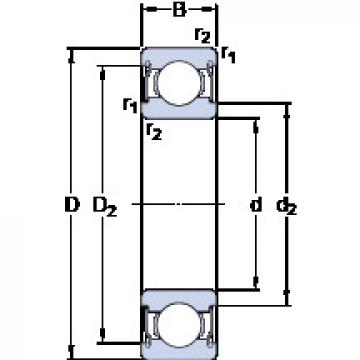 المحامل D/W RW1810-2ZS SKF