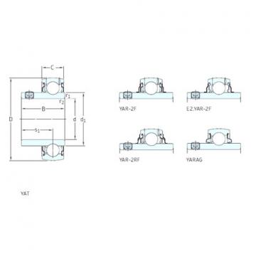 المحامل E2.YAR204-012-2F SKF