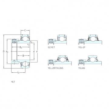 المحامل E2.YET208-108 SKF