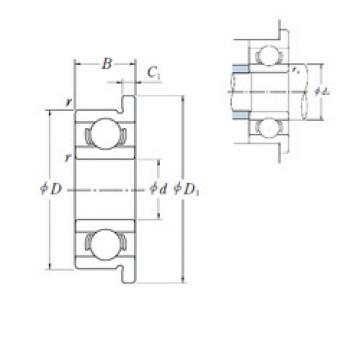 المحامل F602 NSK