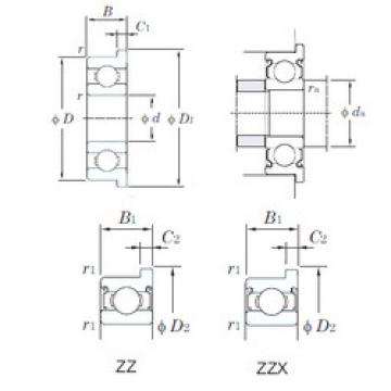 المحامل F608ZZ KOYO