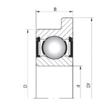 المحامل FL618/2 ZZ ISO