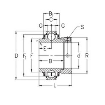 المحامل GE30-KRRB NKE