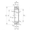 FAG Angular contact spherical plain bearings - GE60-SX