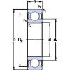 المحامل 638/4-2Z SKF #1 small image