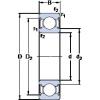 المحامل D/W R8-2Z SKF #1 small image