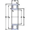 المحامل D/W RW1810-2ZS SKF #1 small image