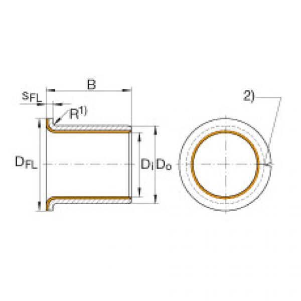 FAG Flanged bushes - EGF35260-E40-B #1 image