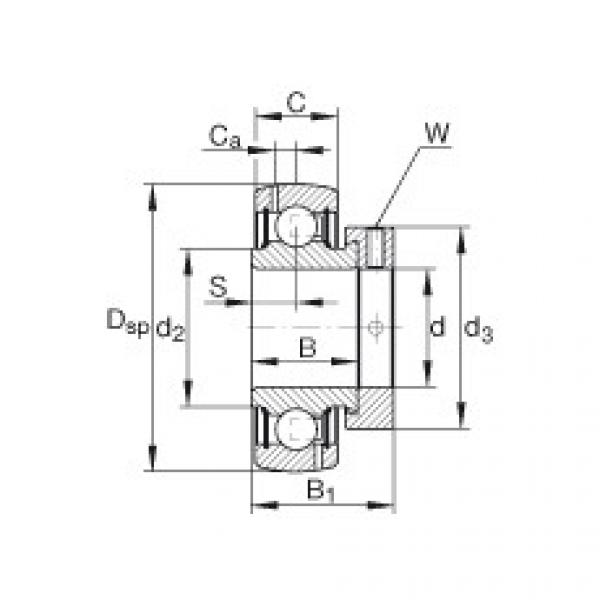 FAG شعاعي إدراج الكرات - GRA115-NPP-B-AS2/V #1 image