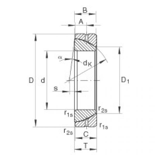 FAG Angular contact spherical plain bearings - GE60-SX #1 image