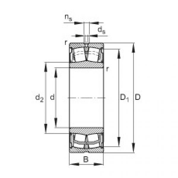 FAG Sealed spherical roller bearings - WS22312-E1-XL-2RSR #1 image