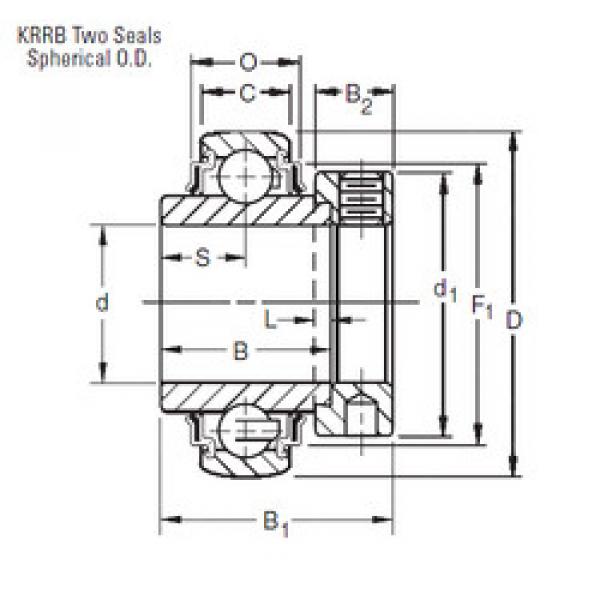 المحامل E17KRRB Timken #1 image