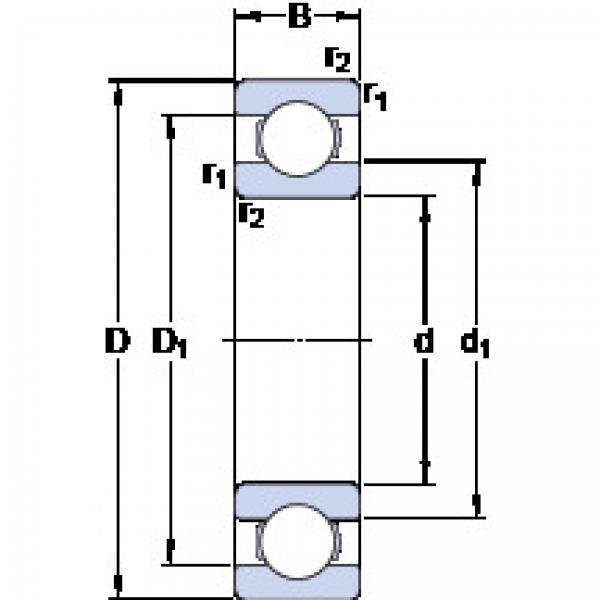 المحامل D/W R1-4 SKF #1 image