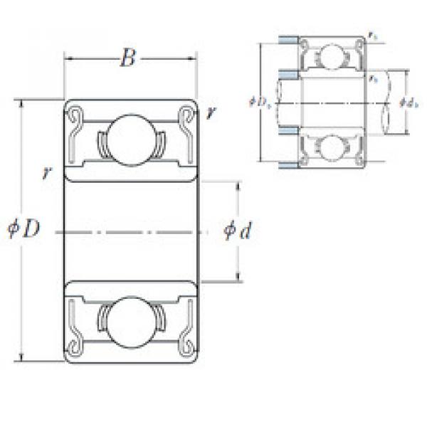 المحامل 637 ZZ1 NSK #1 image