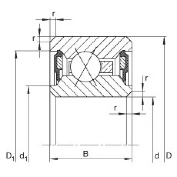 المحامل CSXU060-2RS INA #1 image