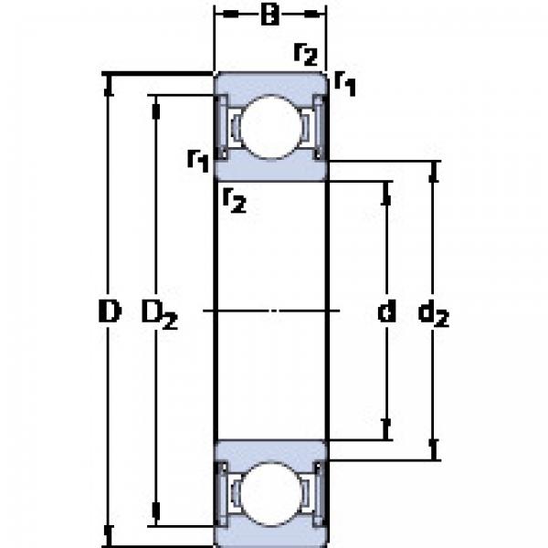 المحامل D/W R4A-2RS1 SKF #1 image