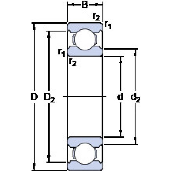 المحامل D/W R1810 SKF #1 image