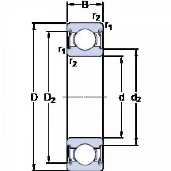 المحامل D/W RW1810-2ZS SKF #1 image