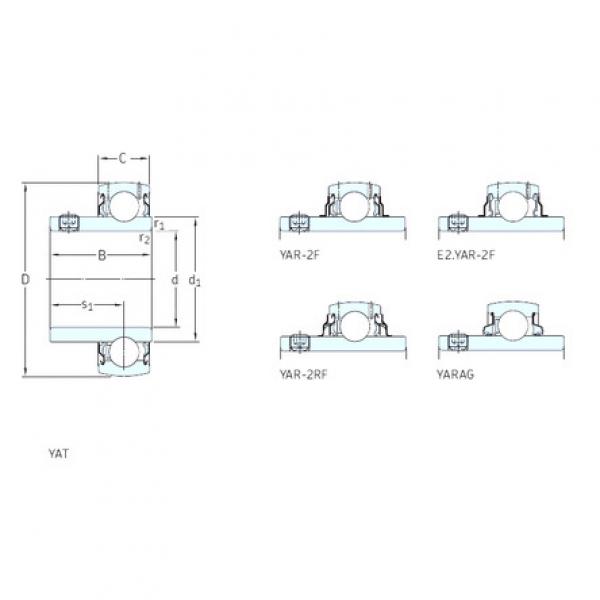 المحامل E2.YAR206-102-2F SKF #1 image