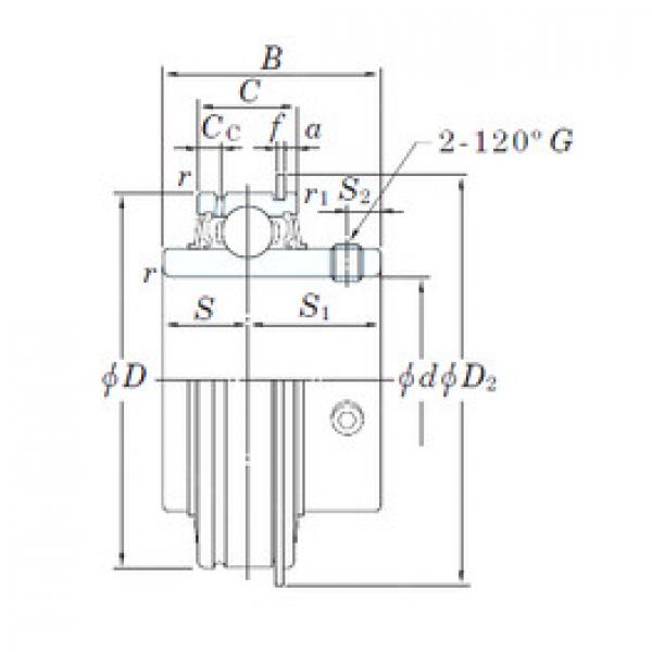 المحامل ER211-35 KOYO #1 image