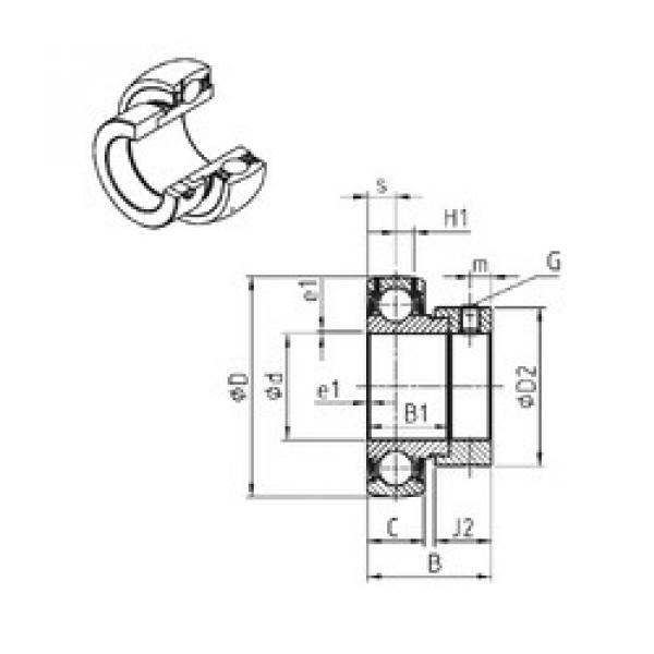 المحامل ES203 SNR #1 image